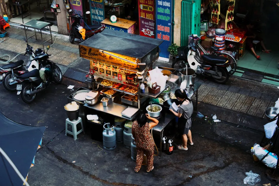 Góc sân ngoài trời